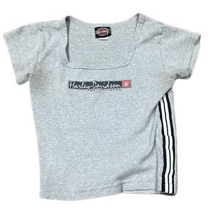 Y2K Harley Davison baby tee